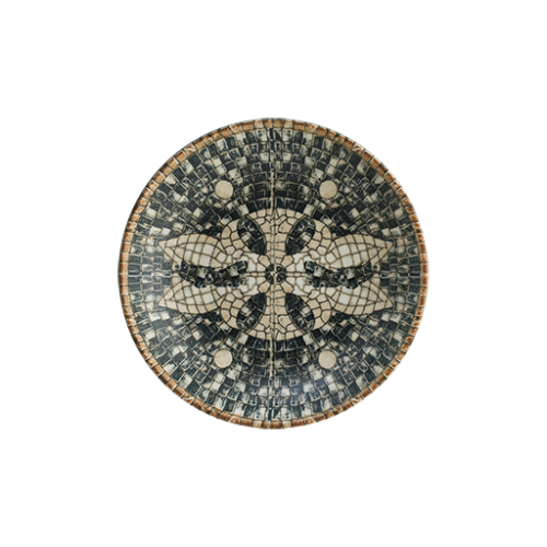 Lėkštė gili Bonna MESOPOTAMIA Black Bloom, įv. spalvų, 23cm