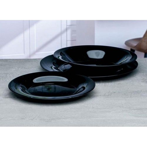 Lėkštė Luminarc VIDIRIS BLACK, 25 cm