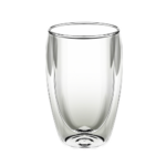 Dvigubo stiklo, termo puodelis Wilmax, 400 ml