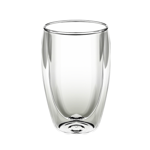 Dvigubo stiklo, termo puodelis Wilmax, 400 ml