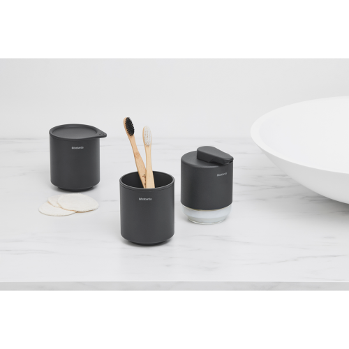 Tamsiai pilkas dantų šepetėlių laikiklis Brabantia MINDSET