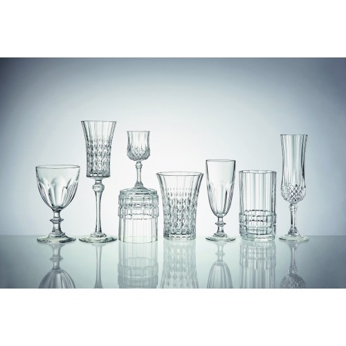 Taurių šampanui rinkinys Cristal d‘arques, LADY DIAMOND, 6 vnt,150 ml