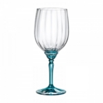 Taurė baltam vynui Bormioli Rocco FLORIAN BLUE, 380 ml