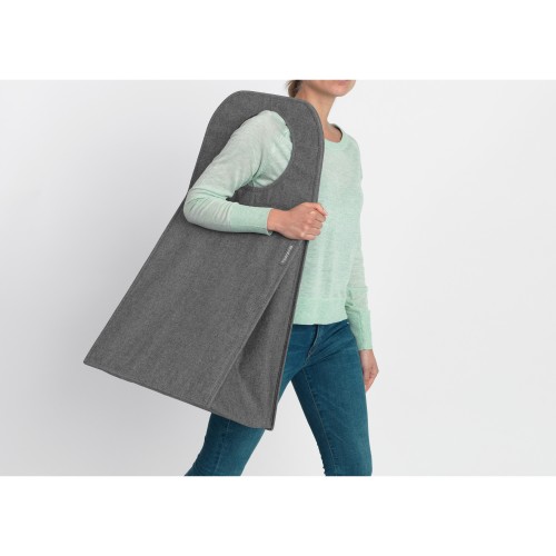 Stačiakampė skalbinių dėžė-maišas Brabantia, juodos sp., 55l