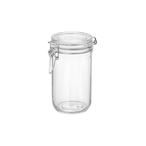 Indas biriems produktams su dangteliu FIDO, skaidrios sp., 860 ml