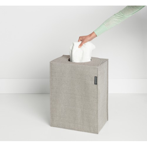 Stačiakampė skalbinių dėžė-maišas Brabantia, pilkos sp., 55l