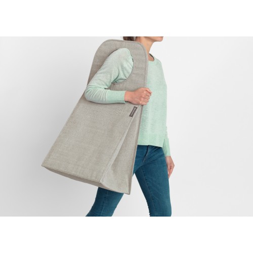 Stačiakampė skalbinių dėžė-maišas Brabantia, pilkos sp., 55l