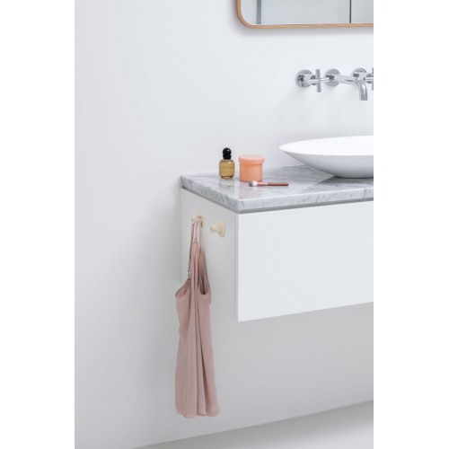 Vonios kabliukai Brabantia RENEW 2vnt., šampano sp.