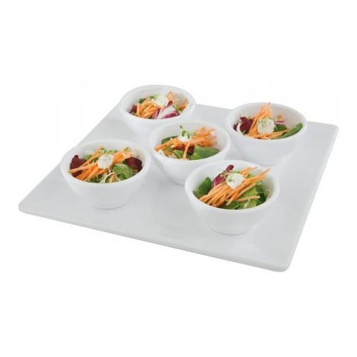 Padėklas APS PURE, baltos sp., 26,5x26,5x3 cm*