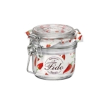 Indas biriems produktams su dangteliu FIDO, skaidrios sp, 255 ml