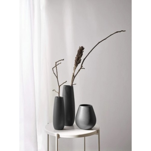 Vaza ASA EASE, juodos sp., 18 cm