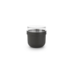 Pusryčių indelis Brabantia Make & Take, tamsiai pilkos sp, 0,5 L