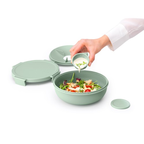 Salotų dubuo Brabantia Make & Take, žalios sp., 1,3 L
