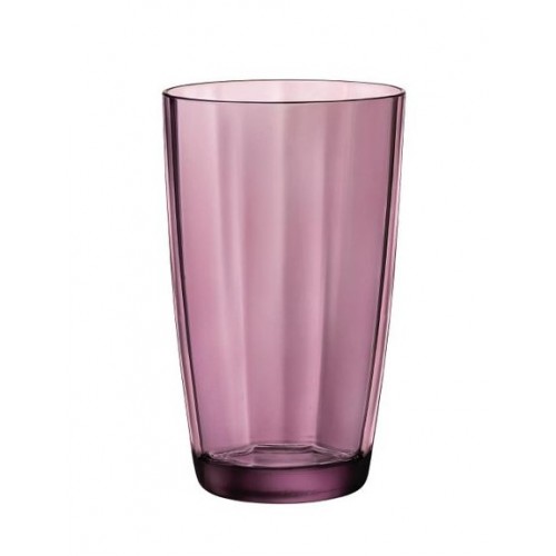 Stiklinė BORMIOLI Rocco PULSAR, rausvos sp., 470 ml