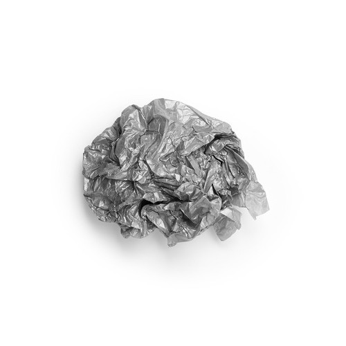 Šilko popierius Embacollage Metallic Silver, 50 x 75 cm