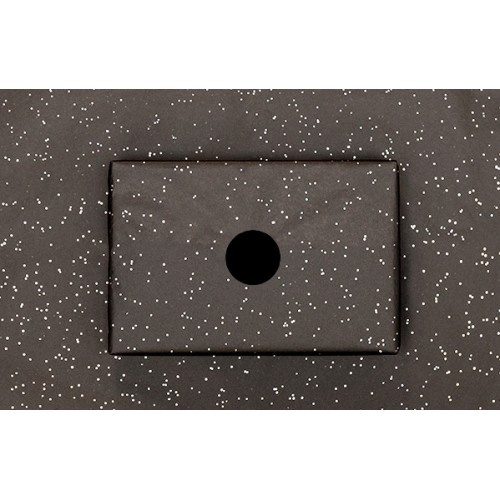 Šilko popierius Embacollage Glitter Black, 50 x 75 cm