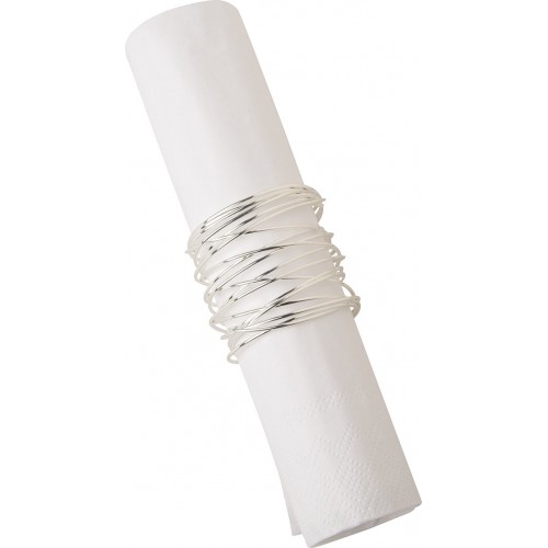 Servetėlių žiedas IHR NAPKIN RING, sidabro sp., 4,5 cm