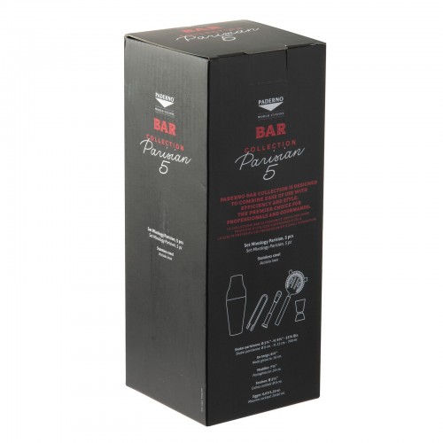 Baro rinkinys Paderno PARISIAN, vario sp., 5 d.