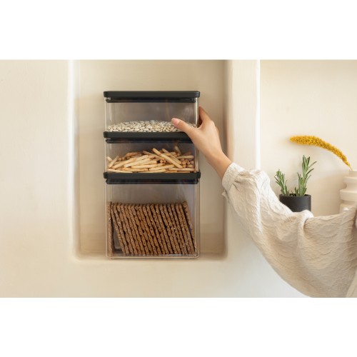 Indai biriems produktams Brabantia TASTY+, tamsiai pilkos sp., 3 vnt.