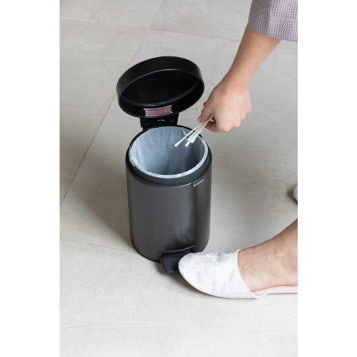 Šiukšlių dėžė Brabantia NEWICON, pilkos sp., 3 l