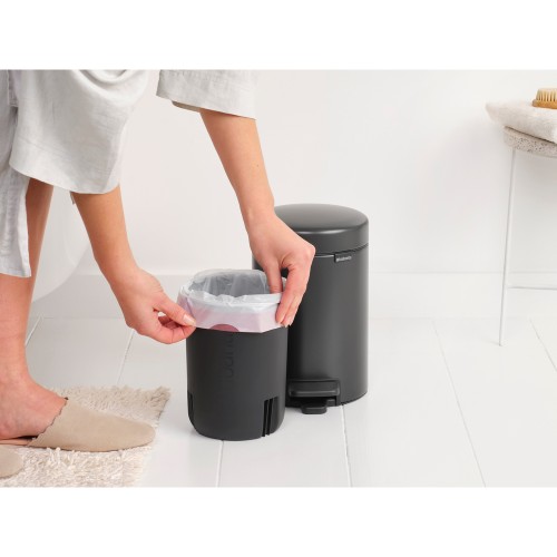 Šiukšlių dėžė Brabantia NEWICON, pilkos sp., 3 l