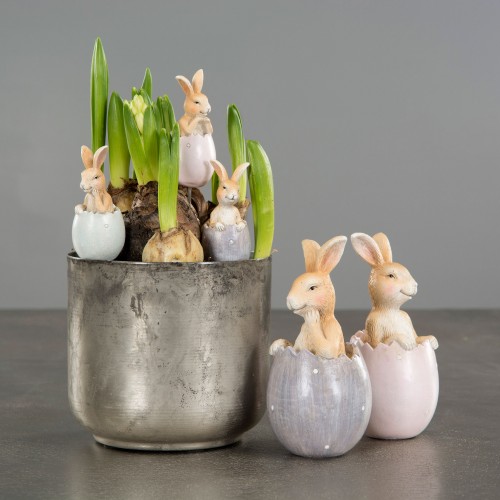 Dekoracija A Lot  Rabbit Friends Egg, 1 vnt., 10 cm