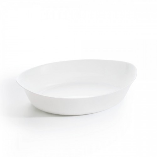 Balta ovali stiklinė kepimo forma Luminarc SMART CUISINE, 32x20 cm