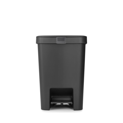 Šiukšlių dėžė su pedalu Brabantia StepUp Dark pilkos sp., 25 l