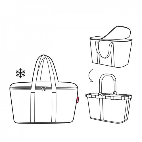 Šaltkrepšis COOLERBAG, juodos sp., 44.5 x 24.5 x 25 cm, 20 L
