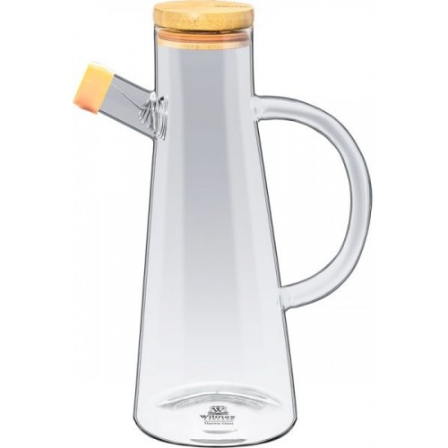 Stiklinis indas aliejui Wilmax, skaidrios sp., 500 ml