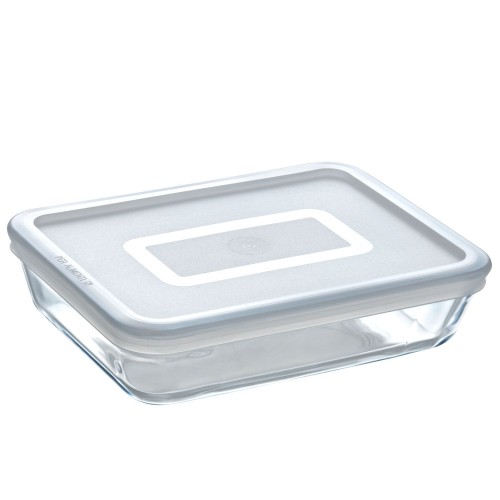 Indas su dangčiu šaldymui – kepimui COOK & FREEZE, skaidrios sp., 19 cm x 14 cm, 0,8 l