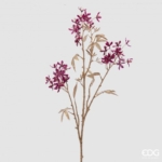 Dirbtinė šaka ORO RAMO CON FOGLIE, rausvos / auksinės sp.,102 cm