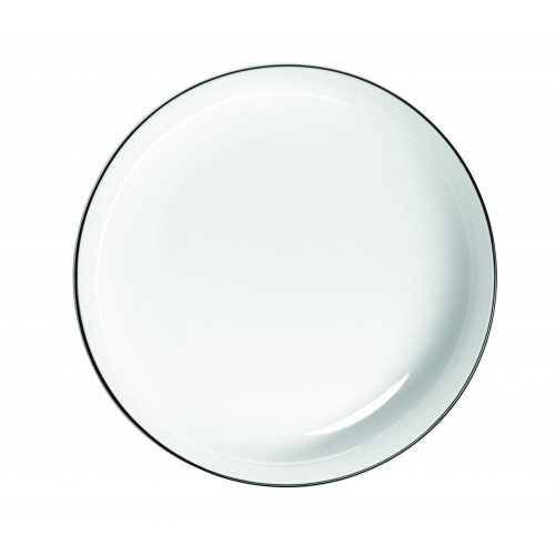 Dubenėlis juodais kraštais OCO LIGNE NOIRE, baltos sp., 16,7 cm, 0,5 l