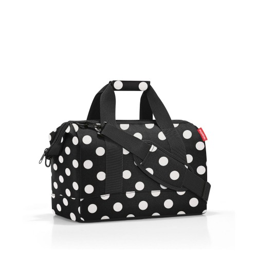 Rankinė ALLROUNDER M, Dots white, 40 x 33.5 x 24 cm, 18 L