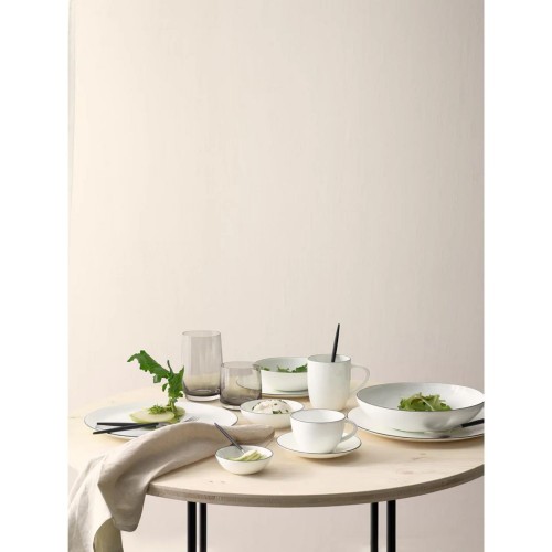 Porcelianinis puodelis A TABLE NOIRE, baltos sp., 350 ml