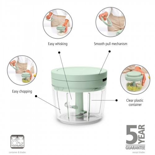 Rankinis smulkintuvas Brabantia JADE, žalios sp.