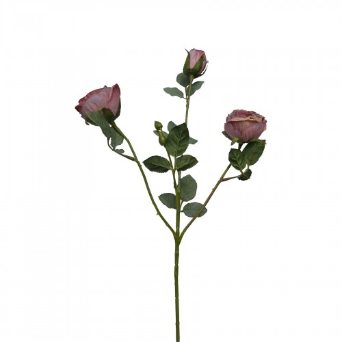Dirbtinė gėlė Maggie ROSE SPRAY LIGHT PURPLE, 61 cm