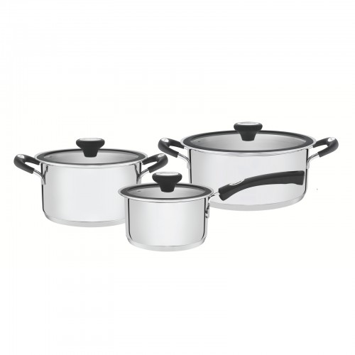Puodų rinkinys Tramontina SOLAR SILICONE, 3 dalių