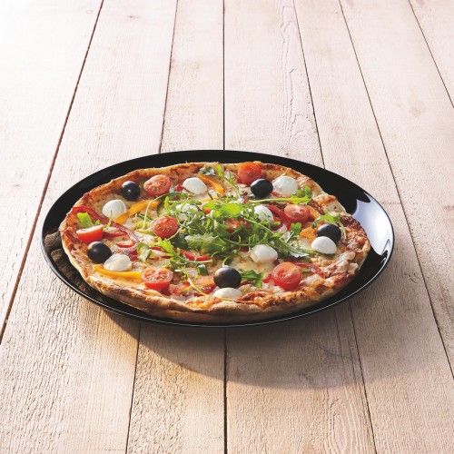 Lėkštė picai Luminarc FRIEND'S TIME BLACK, juodos sp., 32 cm