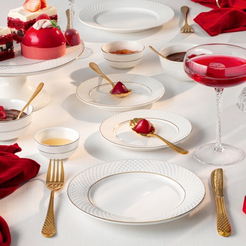 Lėkštė Wilmax DIAMOND GOLD, 25,5 cm
