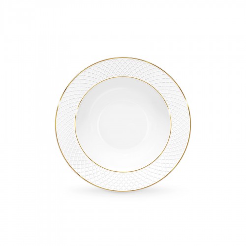 Lėkštė sriubai Wilmax DIAMOND GOLD, 22,5 cm