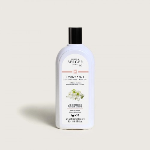 Parfumuotas skalbiklis su minkštikliu Maison Berger JASMIN PRECIEUX, 1 l, 30 skalbimų