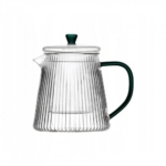 Borosilikatinis arbatinukas JUSTINE GREEN, 1 l