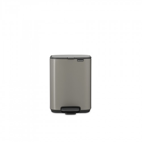 Šiukšlių dėžė Brabantia Bo, platininės sp., 4 L