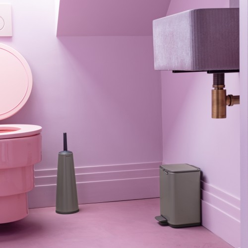 Šiukšlių dėžė Brabantia Bo, platininės sp., 4 L