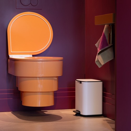 Šiukšlių dėžė Brabantia Bo, baltos sp., 7 L
