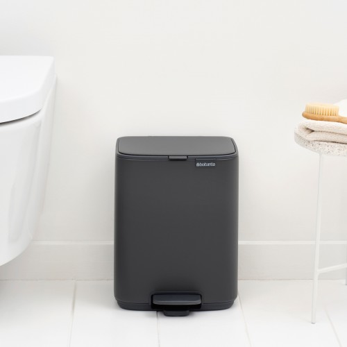 Šiukšlių dėžė Brabantia Bo, tamsiai pilkos sp., 7 L