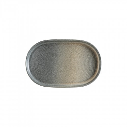Lėkštė ovali Bonna HORNFELS, pilkai melsvos sp., 19 cm