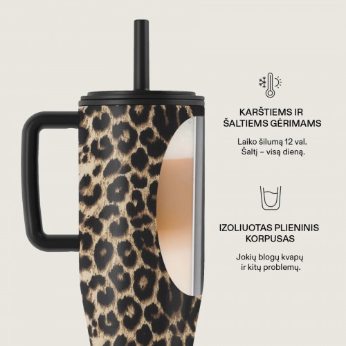 Kelioninis puodelis Burga Player, 1,2 l