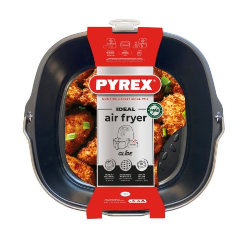 Metalinis indas karšto oro gruzdintuvei Pyrex AIR FRYER, 22 x 21 cm